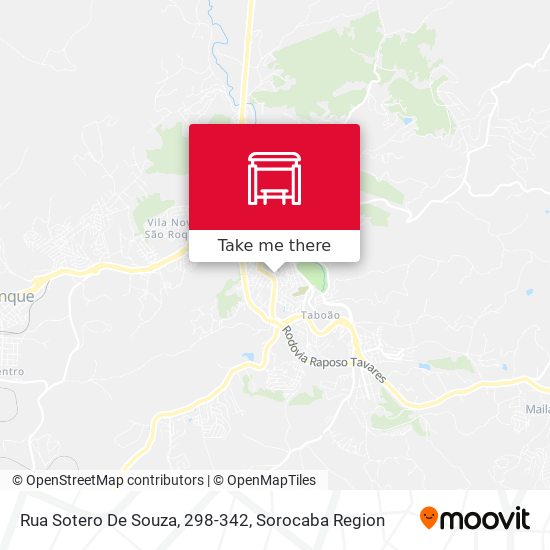 Mapa Rua Sotero De Souza, 298-342