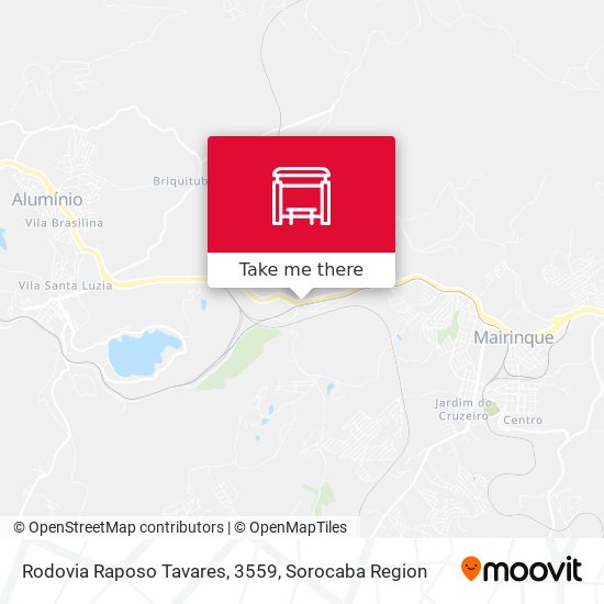 Mapa Rodovia Raposo Tavares, 3559