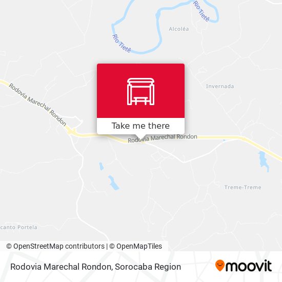 Rodovia Marechal Rondon map