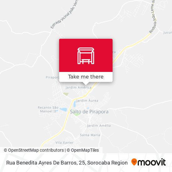 Rua Benedita Ayres De Barros, 25 map