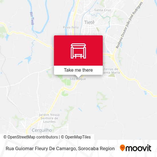 Rua Guiomar Fleury De Camargo map