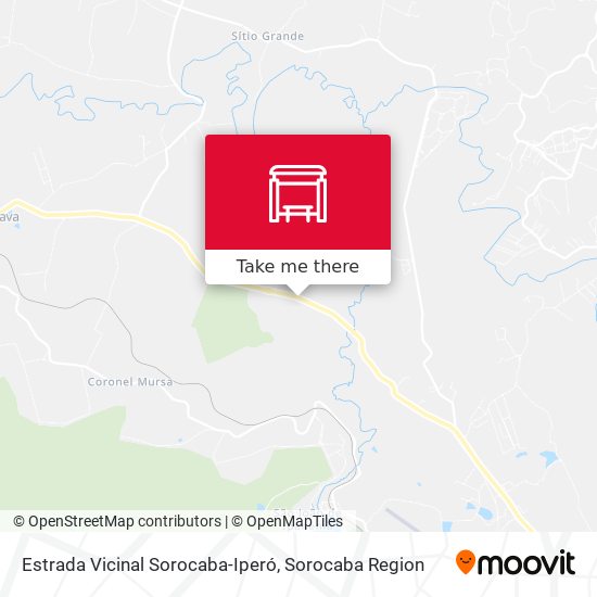 Estrada Vicinal Sorocaba-Iperó map