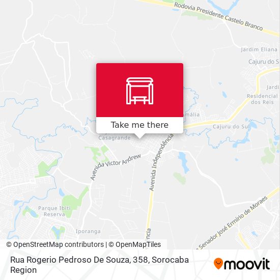 Rua Rogerio Pedroso De Souza, 358 map