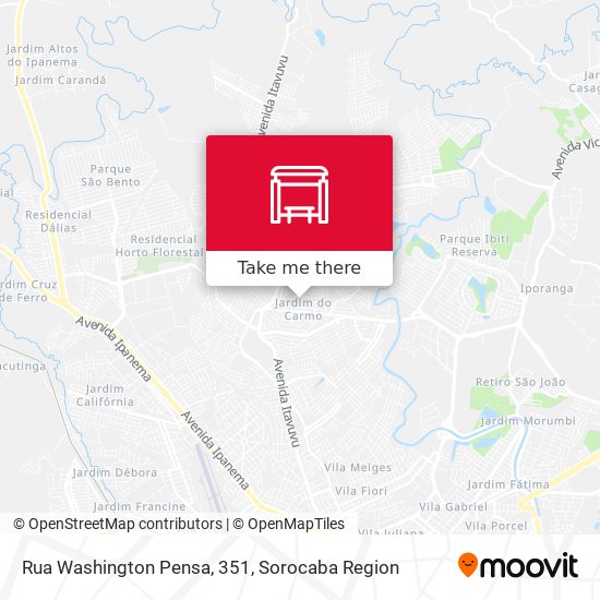 Rua Washington Pensa, 351 map