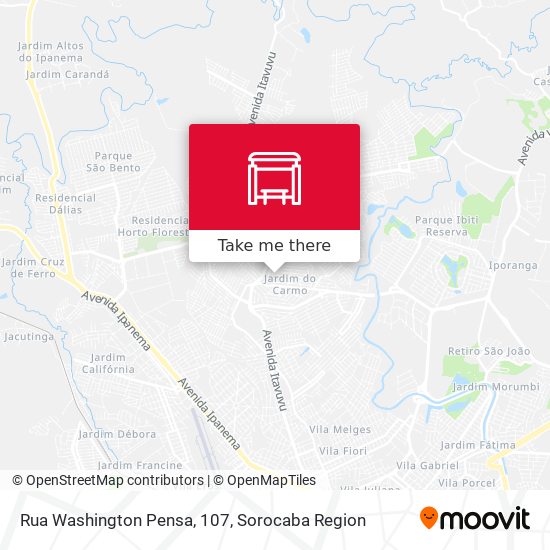 Rua Washington Pensa, 107 map