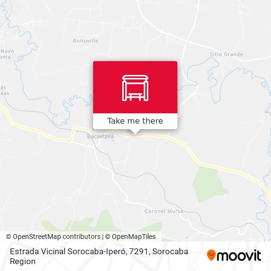 Estrada Vicinal Sorocaba-Iperó, 7291 map