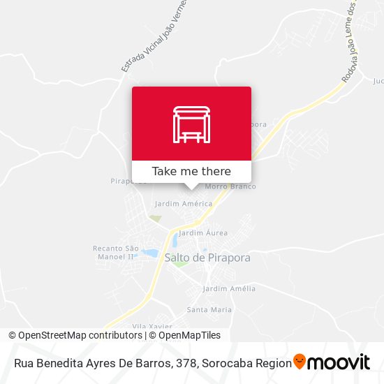 Rua Benedita Ayres De Barros, 378 map
