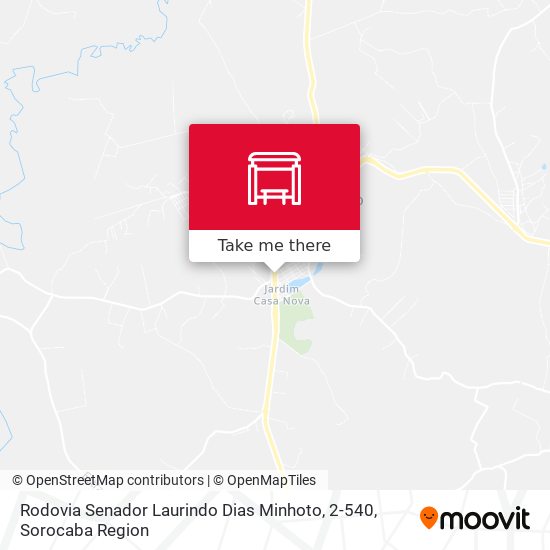 Mapa Rodovia Senador Laurindo Dias Minhoto, 2-540