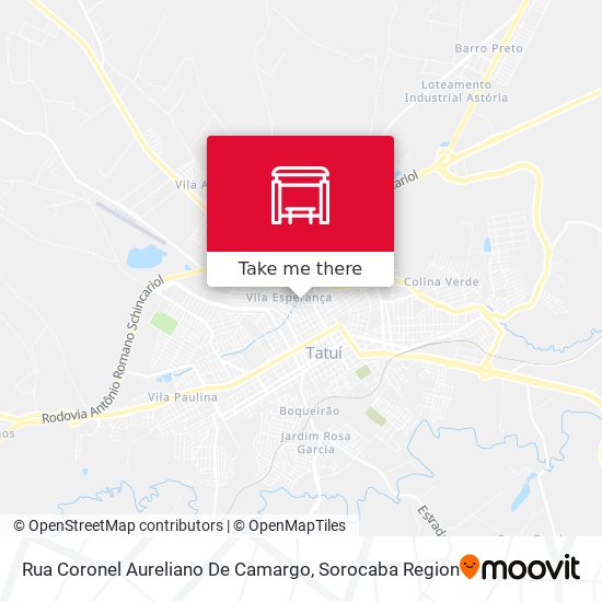 Rua Coronel Aureliano De Camargo map