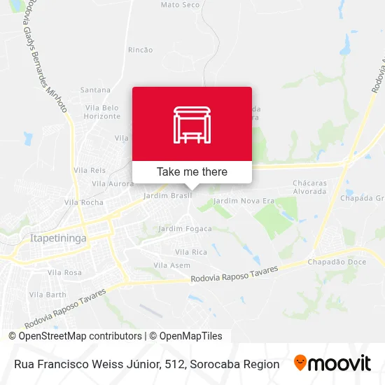 Rua Francisco Weiss Júnior, 512 map
