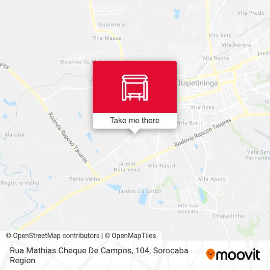 Rua Mathias Cheque De Campos, 104 map