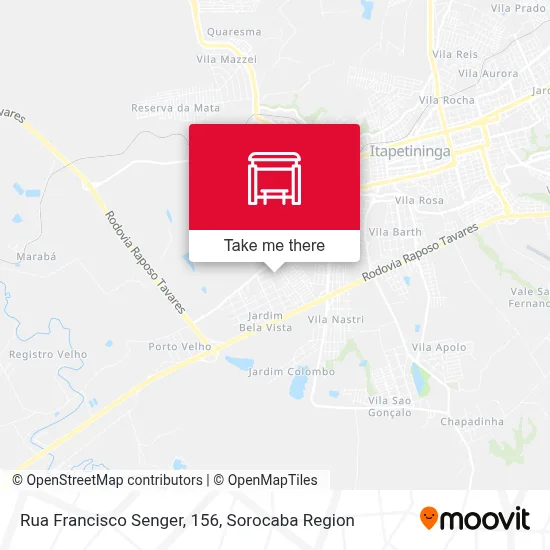 Rua Francisco Senger, 156 map