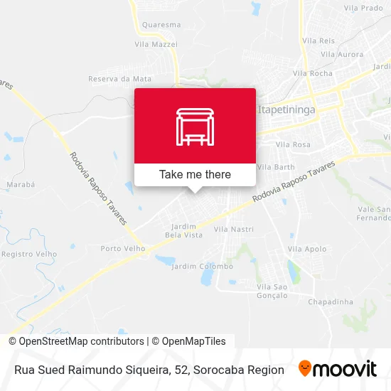 Rua Sued Raimundo Siqueira, 52 map