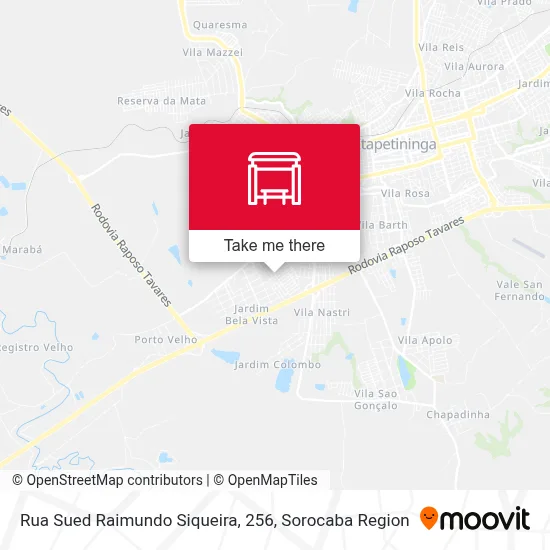 Rua Sued Raimundo Siqueira, 256 map