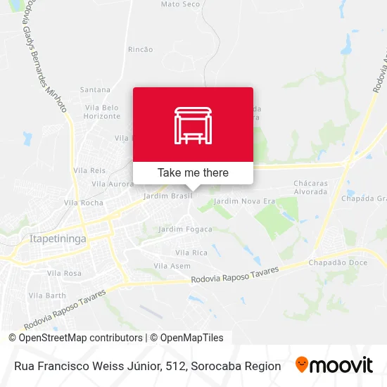 Rua Francisco Weiss Júnior, 512 map