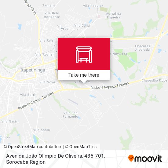Avenida João Olímpio De Oliveira, 435-701 map