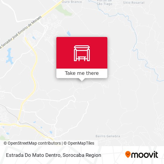 Estrada Do Mato Dentro map