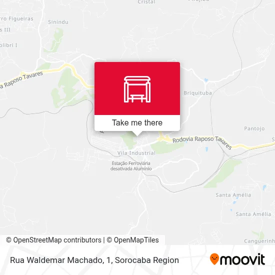 Rua Waldemar Machado, 1 map
