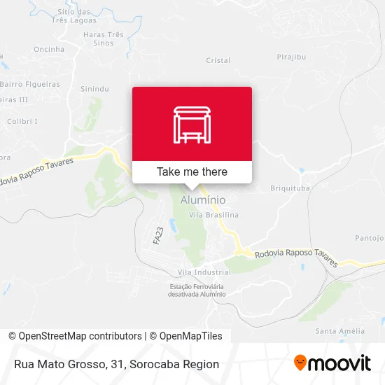 Rua Mato Grosso, 31 map