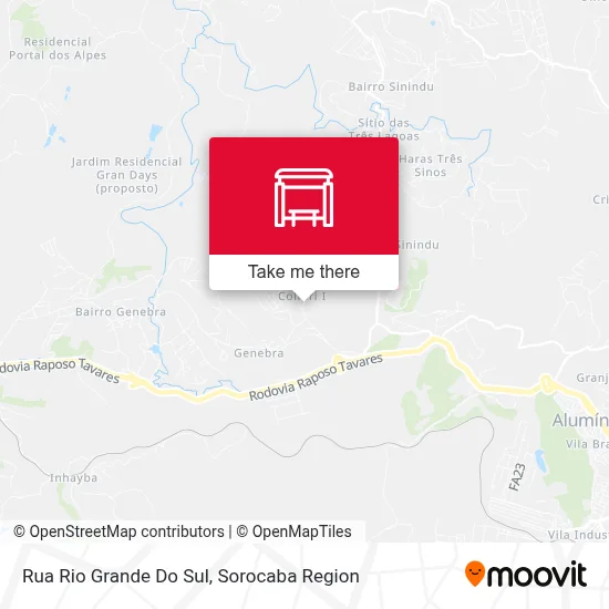 Rua Rio Grande Do Sul map