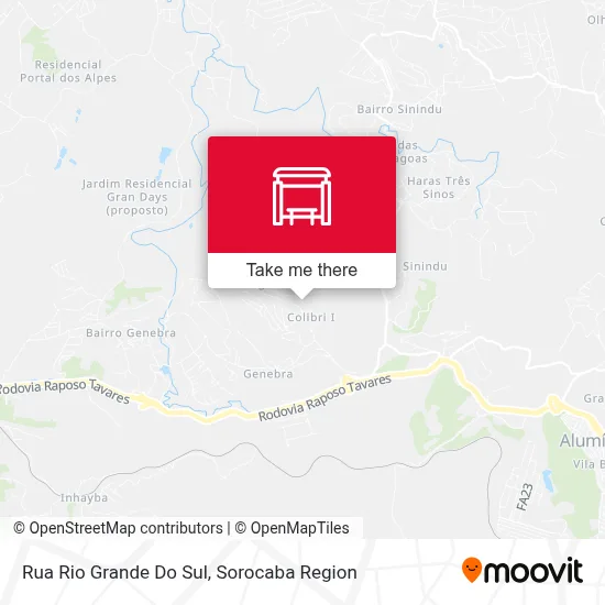 Rua Rio Grande Do Sul map