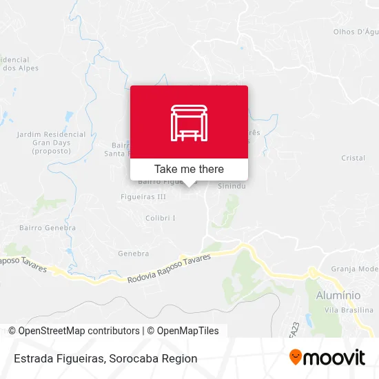 Estrada Figueiras map