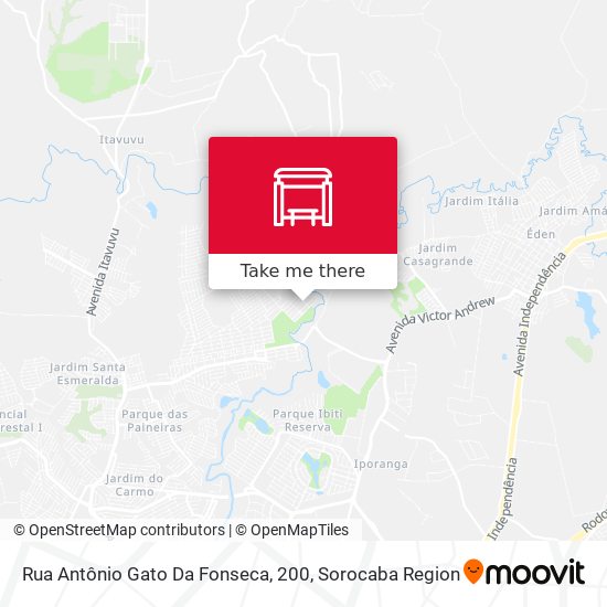 Mapa Rua Antônio Gato Da Fonseca, 200