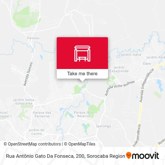 Rua Antônio Gato Da Fonseca, 200 map