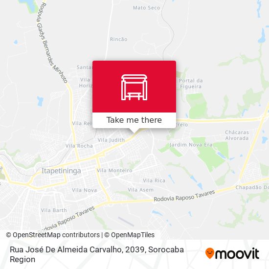 Mapa Rua José De Almeida Carvalho, 2039