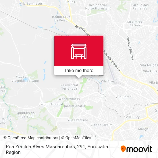 Rua Zenilda Alves Mascarenhas, 291 map
