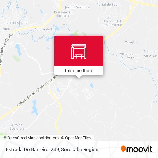 Estrada Do Barreiro, 249 map