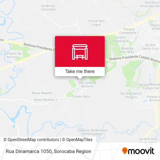 Rua Dinamarca 1050 map