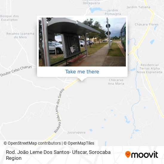 Rod. João Leme Dos Santos- Ufscar map