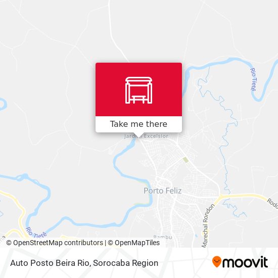 Mapa Auto Posto Beira Rio
