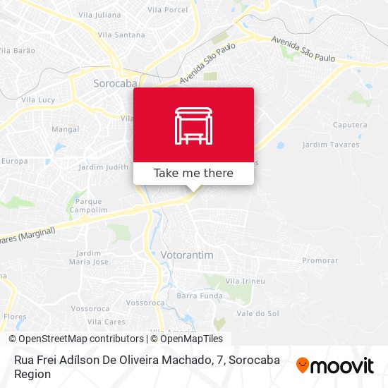 Mapa Rua Frei Adílson De Oliveira Machado, 7