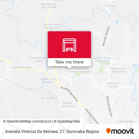 Avenida Vinícius De Moraes, 27 map