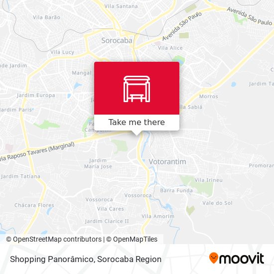 Mapa Shopping Panorâmico