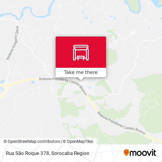 Mapa Rua São Roque 378