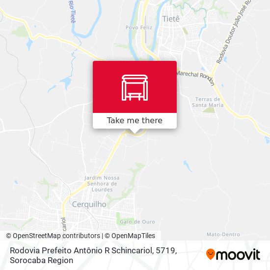 Rodovia Prefeito Antônio R Schincariol, 5719 map