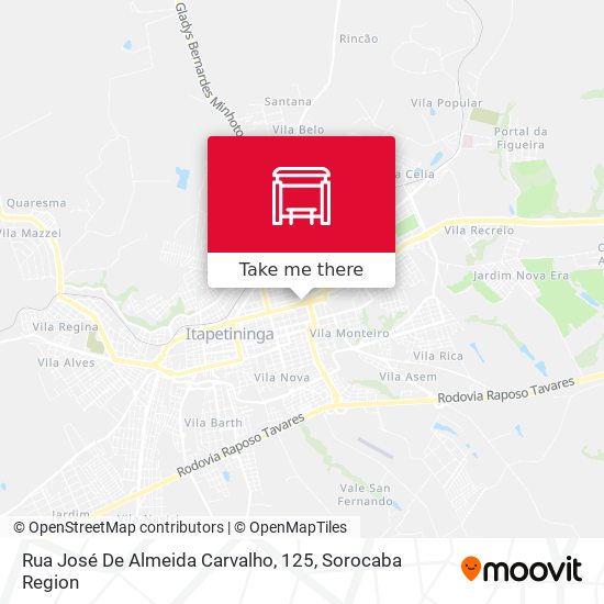 Rua José De Almeida Carvalho, 125 map