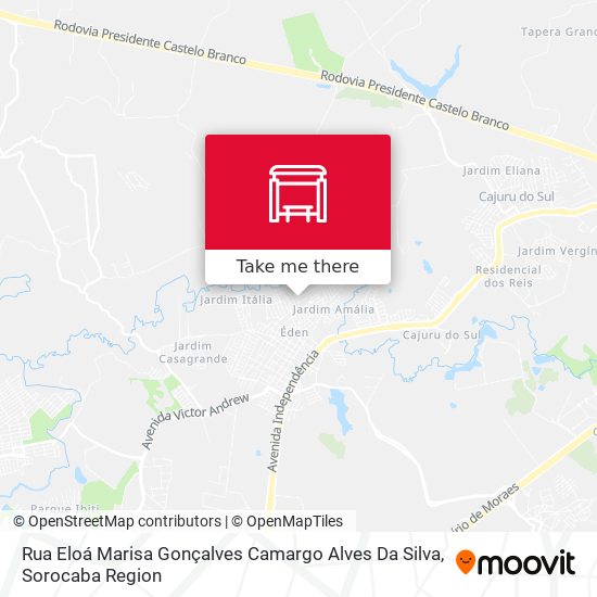 Rua Eloá Marisa Gonçalves Camargo Alves Da Silva map