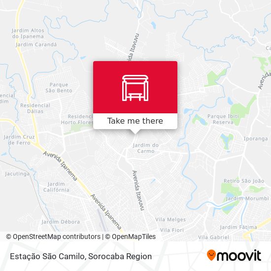 Mapa Estação São Camilo