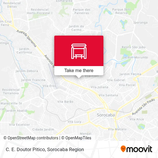 C. E. Doutor Pitico map
