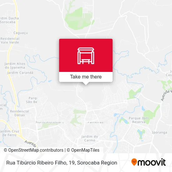Rua Tibúrcio Ribeiro Filho, 19 map