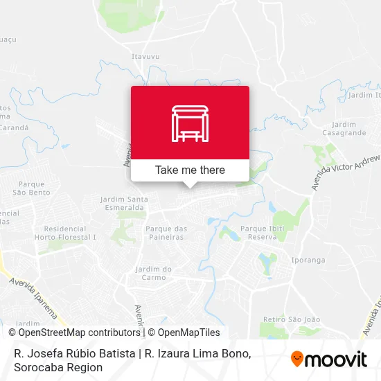 R. Josefa Rúbio Batista | R. Izaura Lima Bono map