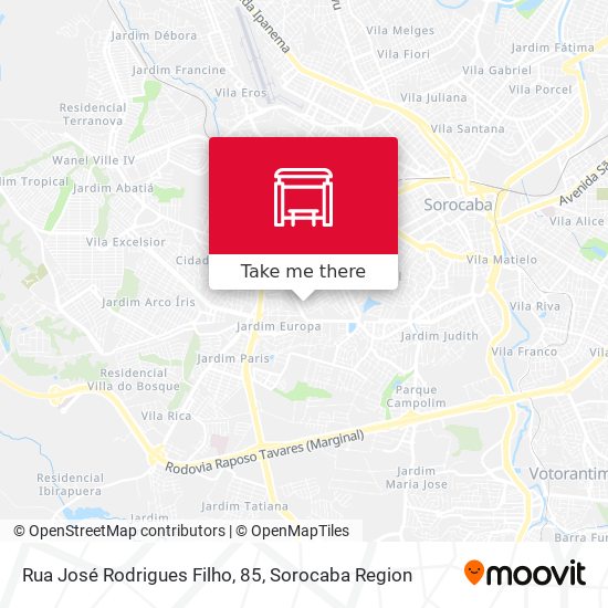 Rua José Rodrigues Filho, 85 map