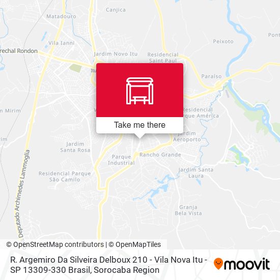 Mapa R. Argemiro Da Silveira Delboux 210 - Vila Nova Itu - SP 13309-330 Brasil