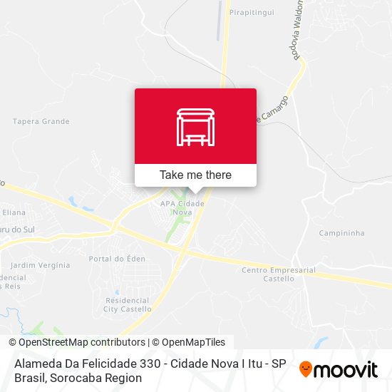 Alameda Da Felicidade 330 - Cidade Nova I Itu - SP Brasil map