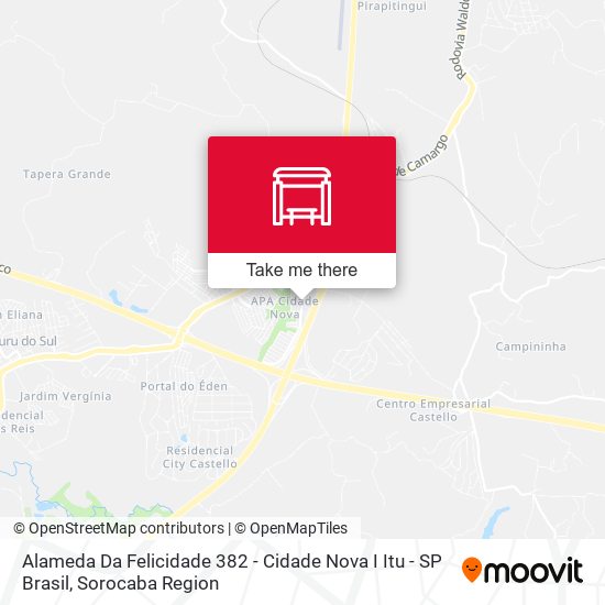 Alameda Da Felicidade 382 - Cidade Nova I Itu - SP Brasil map