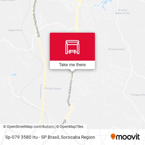 Sp-079 3580 Itu - SP Brasil map